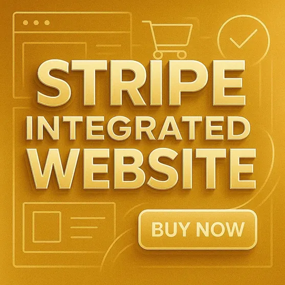 Stripe Integrated Website